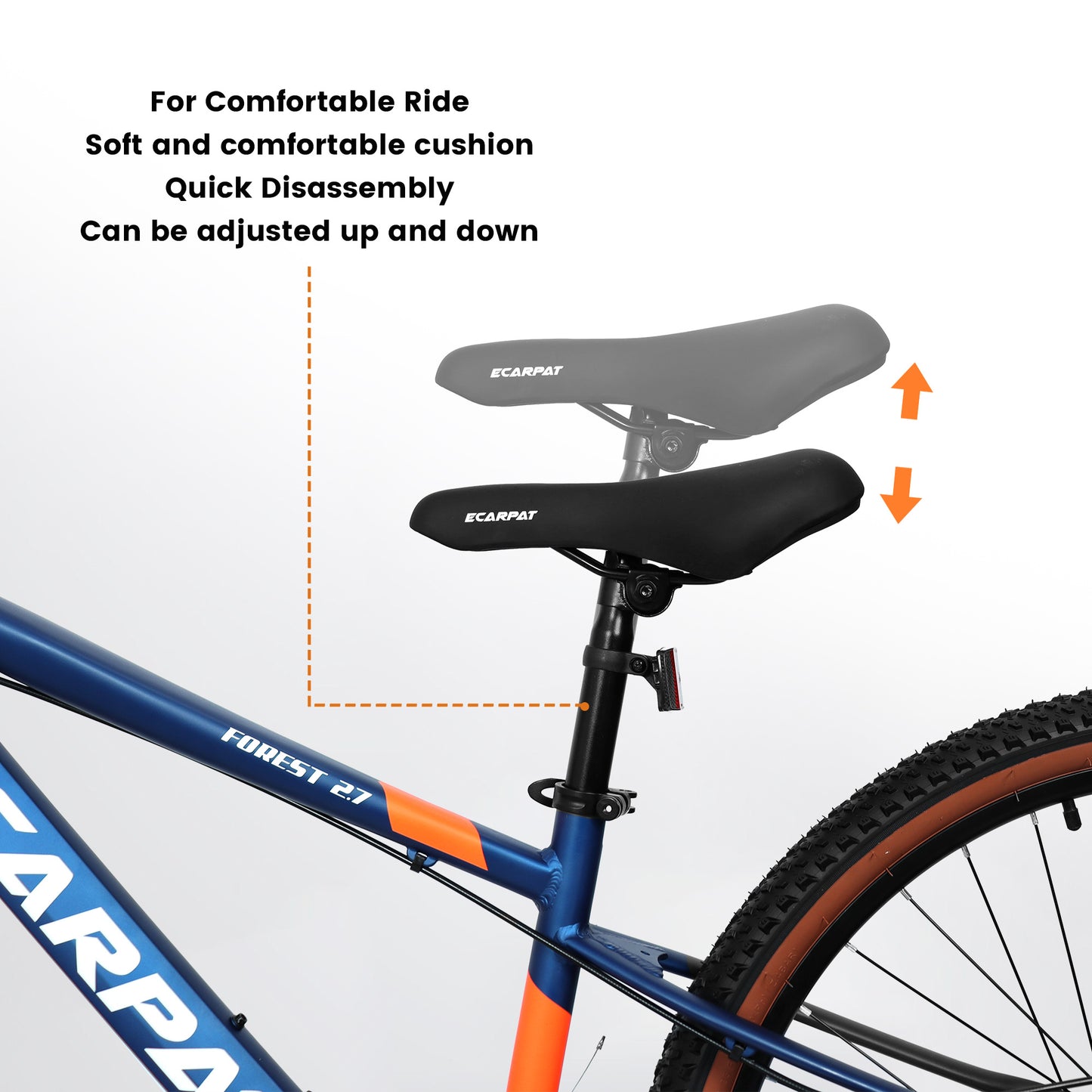 Mountainbike 27 Zoll – 21-Gang, Scheibenbremsen, Aluminiumrahmen