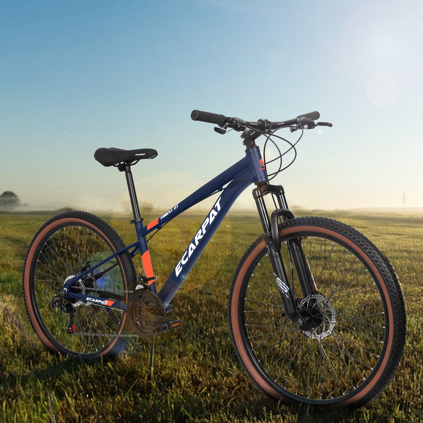 Mountainbike 27 Zoll – 21-Gang, Scheibenbremsen, Aluminiumrahmen