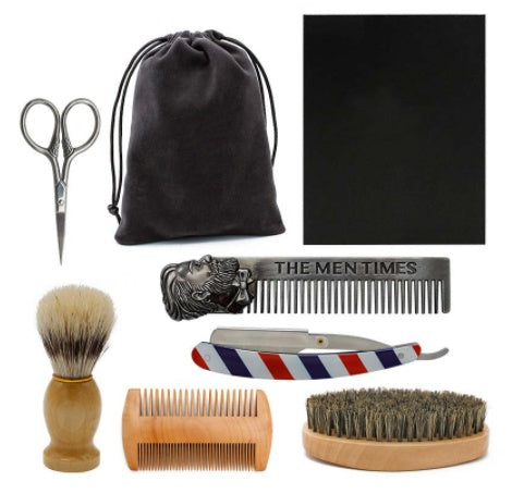 Komplettes Rasier-Set für Herren – Rasiermesser, Pinsel & Zubehör